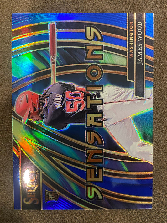 James Wood - 2024 Panini Select - Sensations BLUE /49 - Nationals