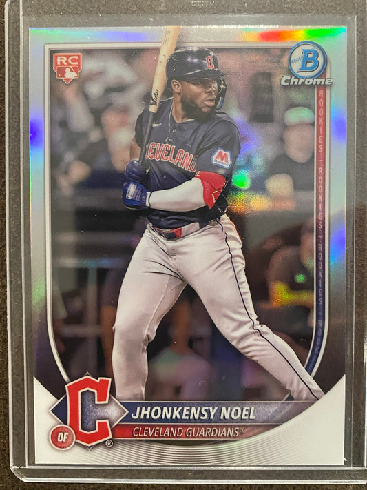 Jhonkensy Noel - 2025 Bowman - Red Rookie Redemption - Guardians
