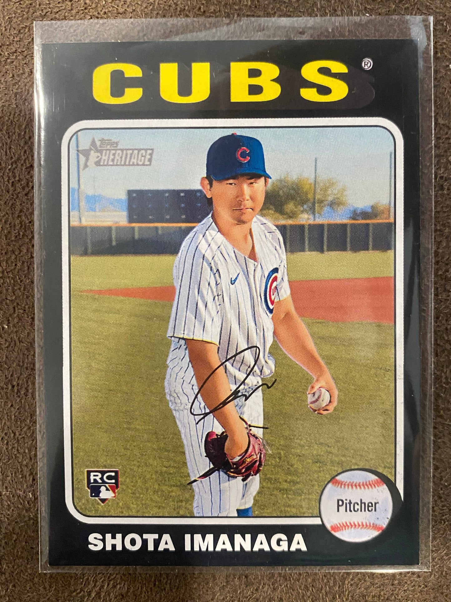 Shota Imanaga - 2024 Topps Heritage High Number - Black Border SSP - Cubs