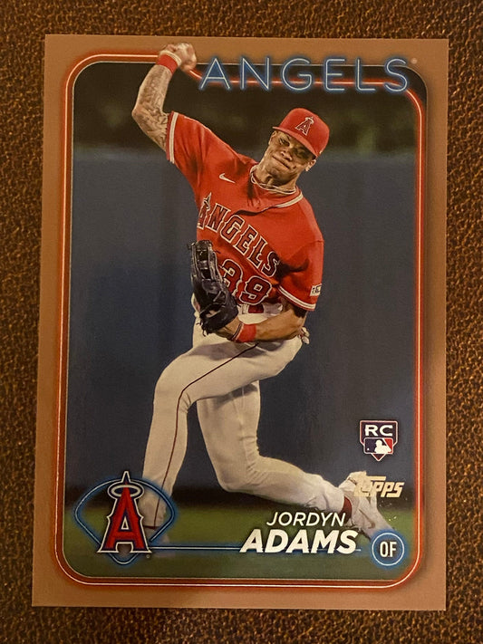 Jordyn Adams - 2024 Topps Series 2 - Gold /2024 - Angels