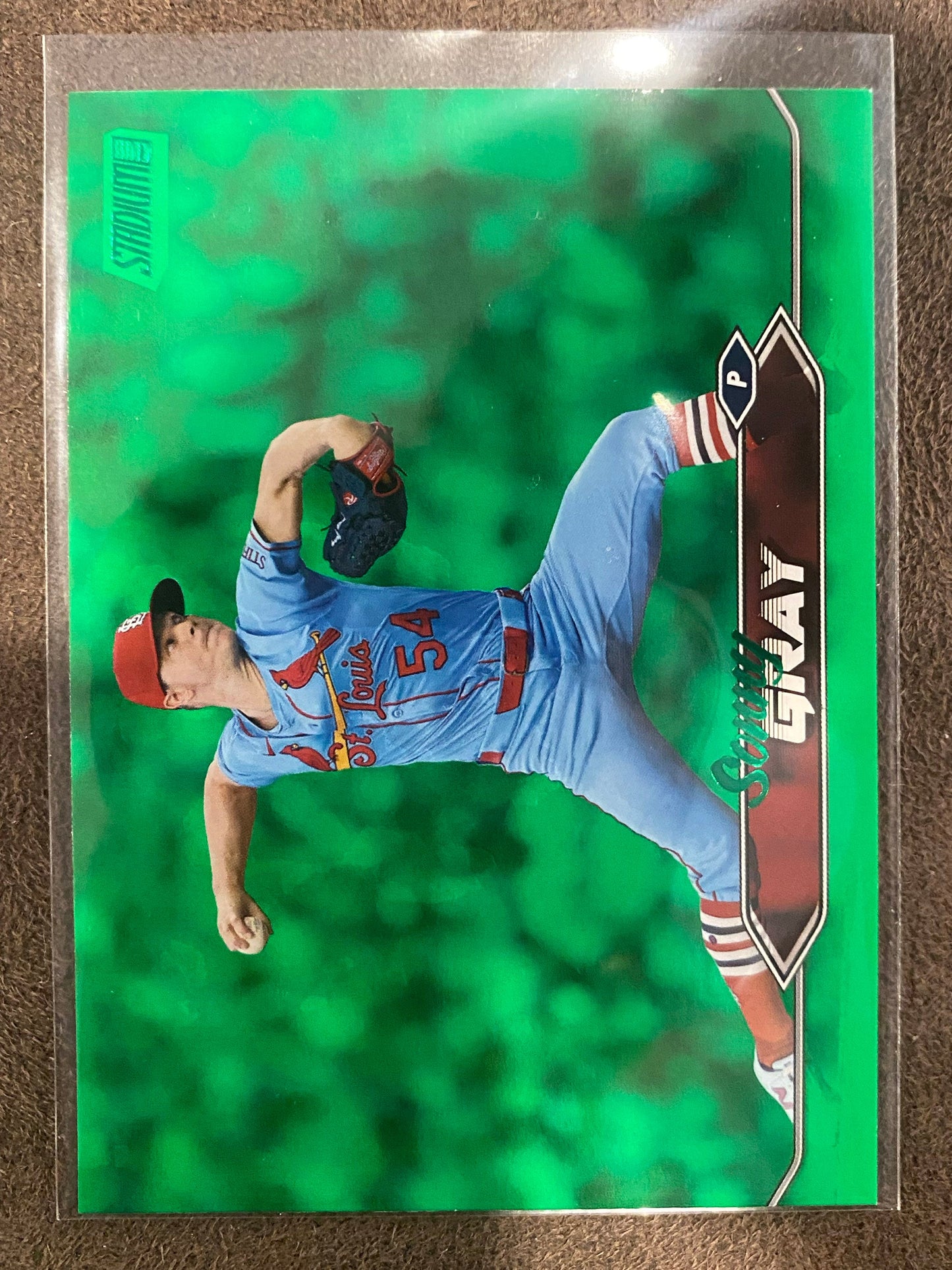 Sonny Gray - 2024 Topps Stadium Club - Green Foil /199 - Cardinals