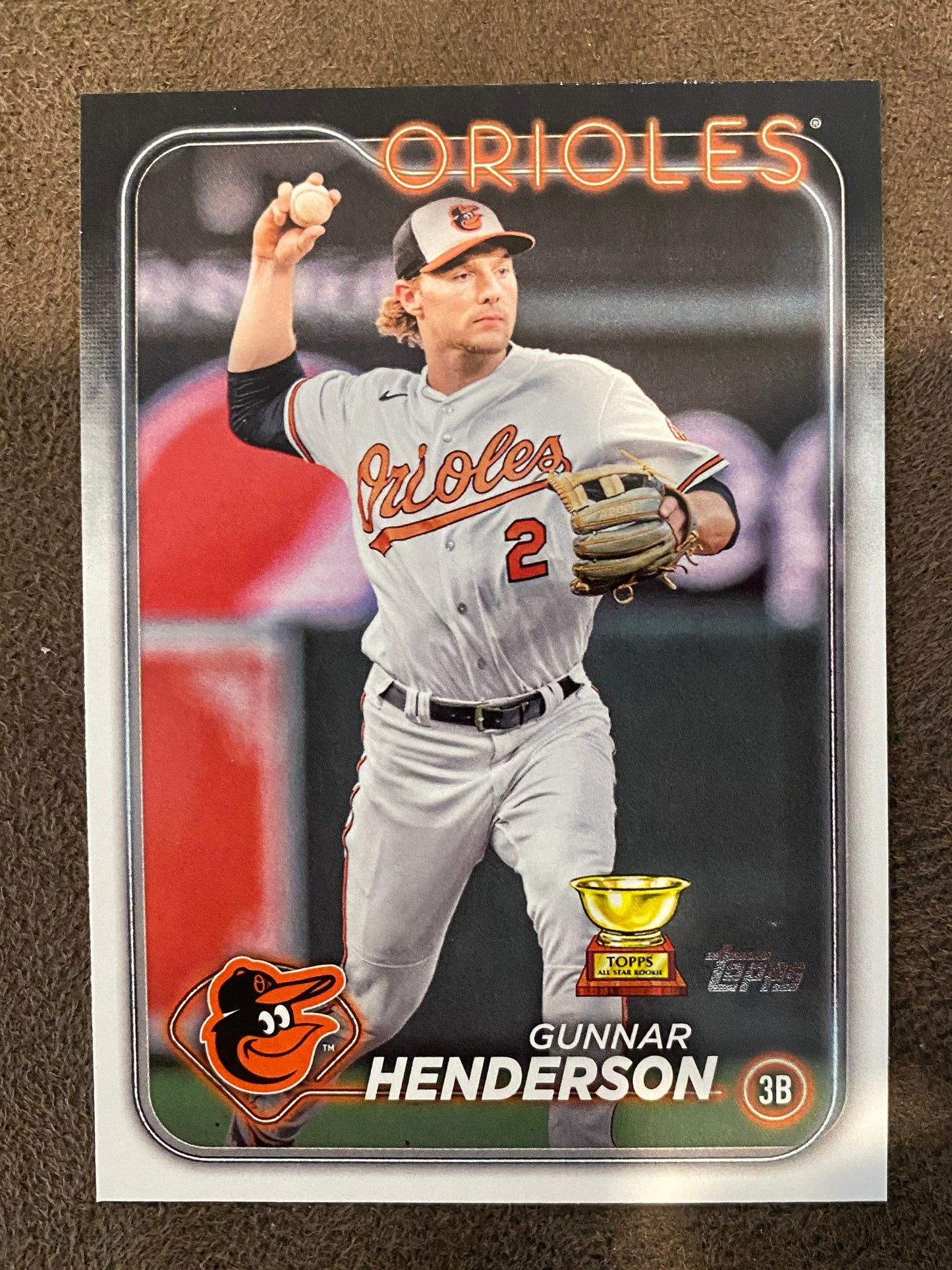 Gunnar Henderson - 2024 Topps Series 2 - Base Card - Orioles