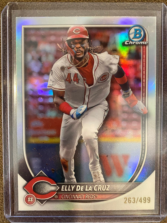 Elly De La Cruz - 2025 Bowman Chrome - Refractor /499 - Reds