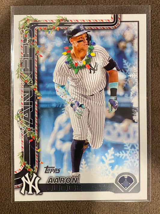 Aaron Judge - 2025 Topps Holiday - Short Print - Yankees