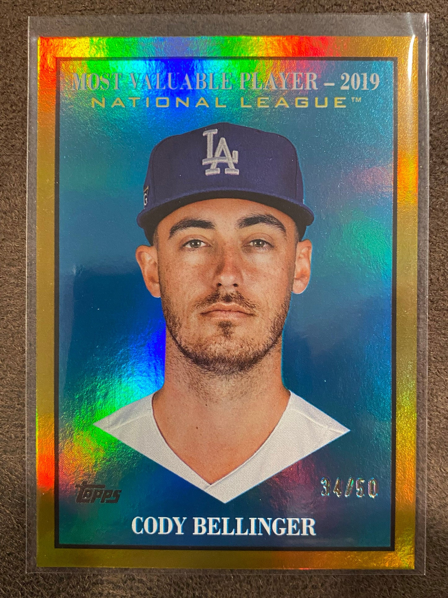 Cody Bellinger - 2025 Topps Update - MVP Insert GOLD Foil /50 - Dodgers