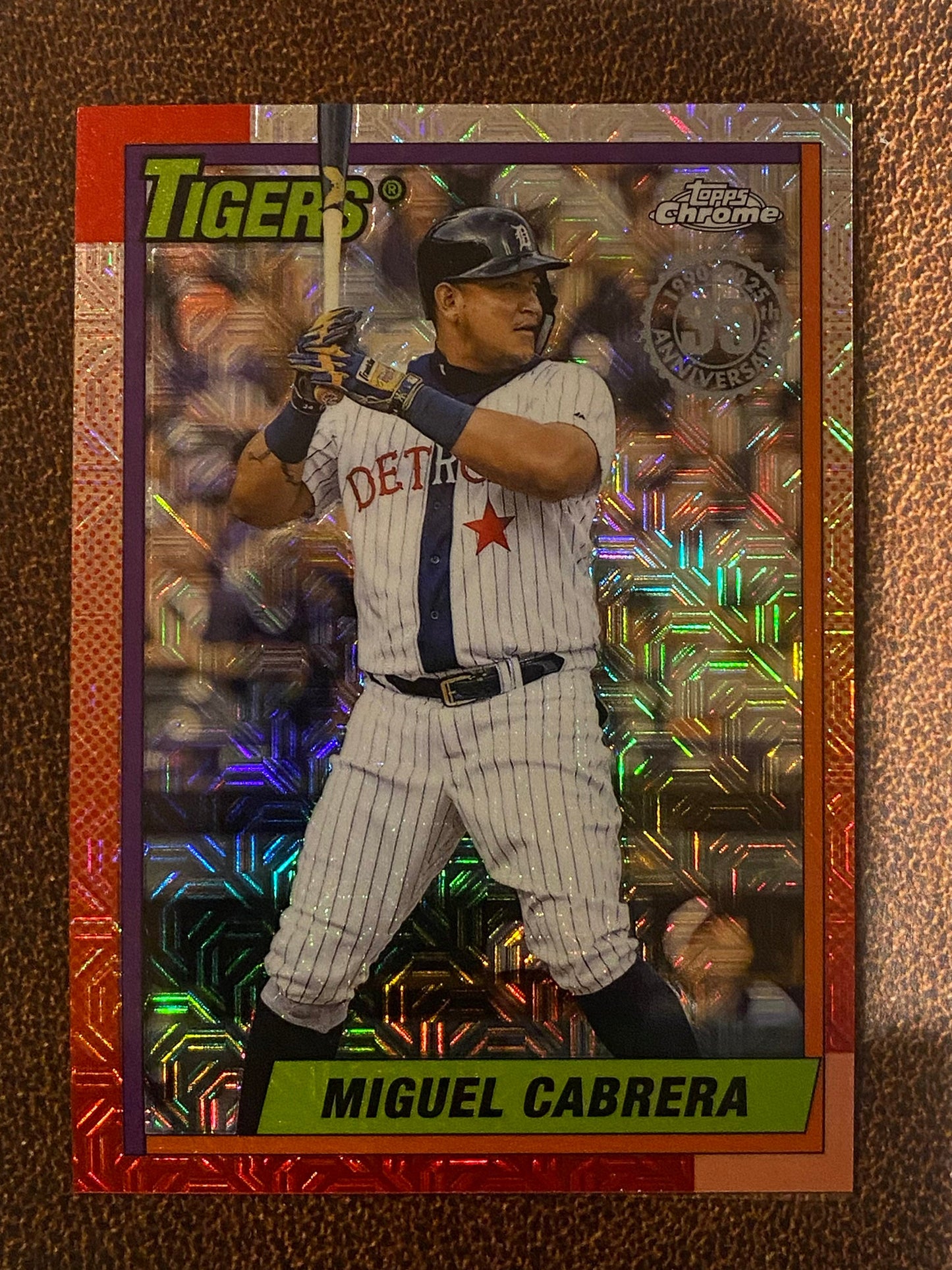 Miguel Cabrera - 2025 Topps Update - 1990 Mojo Refractor - Tigers