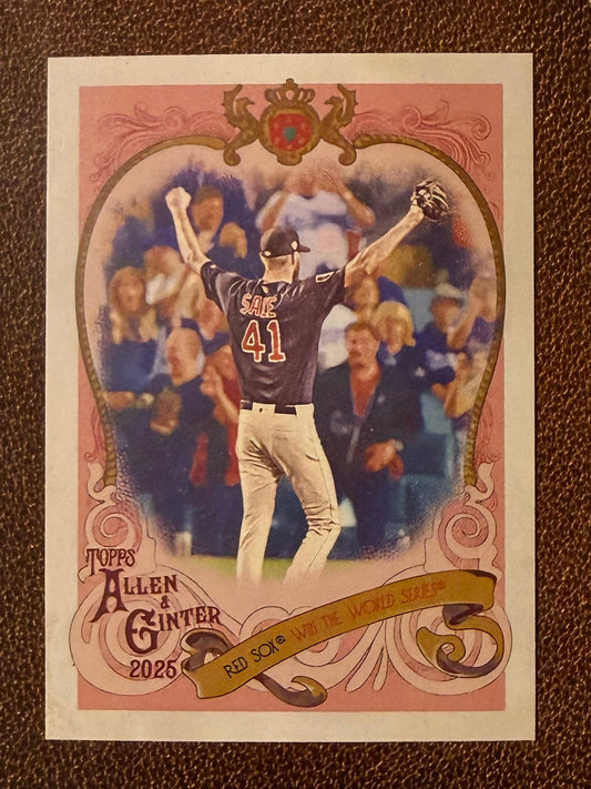 Chris Sale - 2025 Allen & Ginter - Sweet Victory - Red Sox