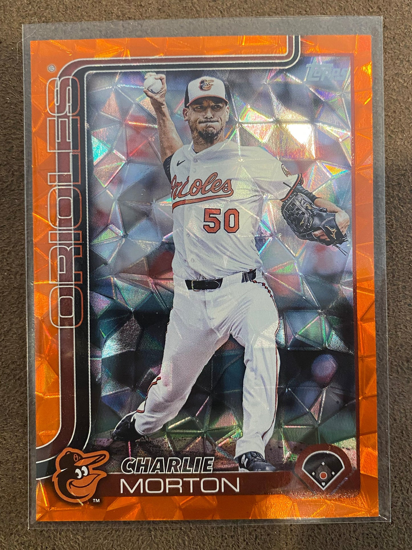 Charlie Morton - 2025 Topps Update - Orange Diamate /25 - Orioles