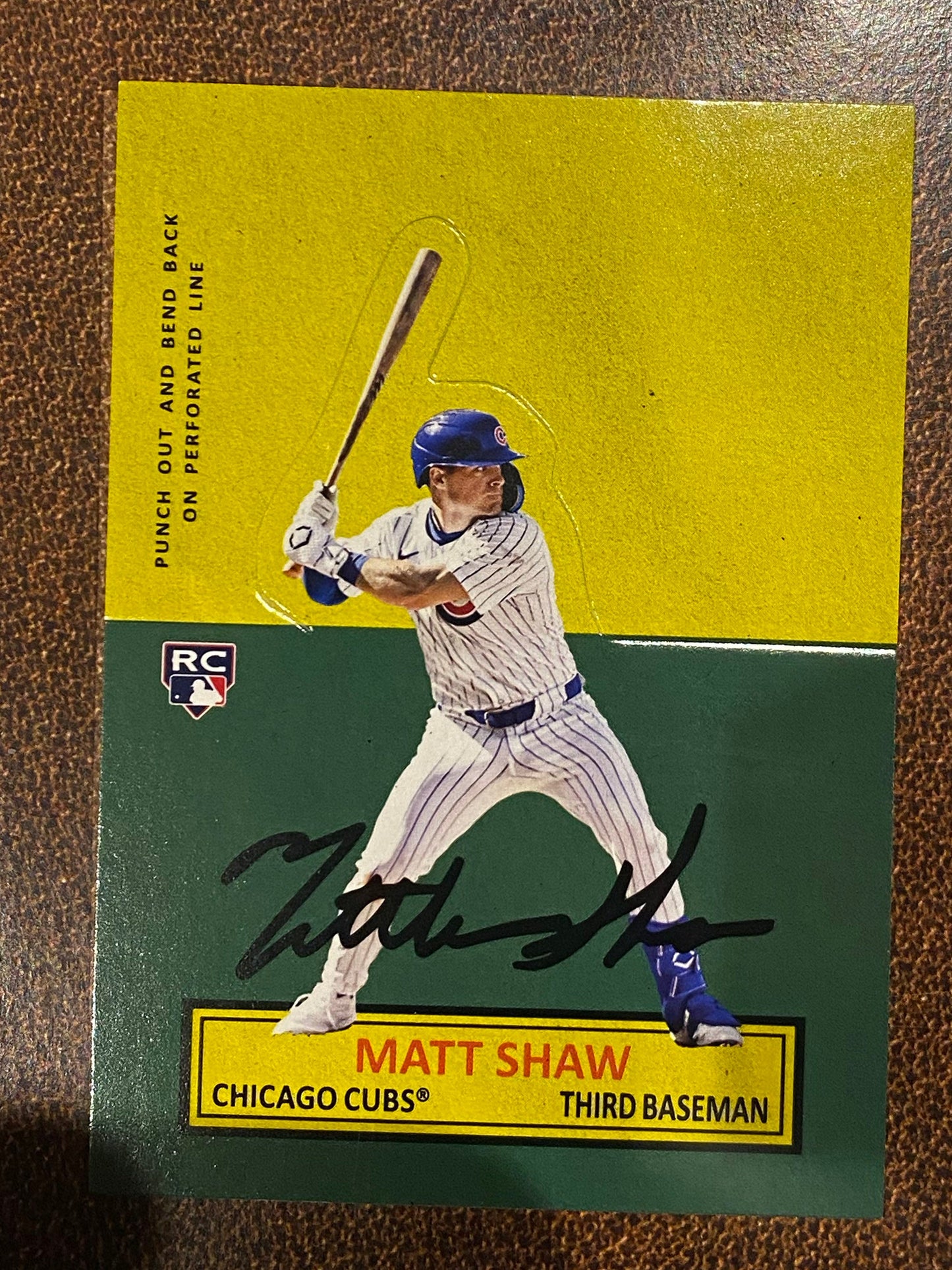 Matt Shaw - 2025 Topps Archives - Stand Ups Insert - Cubs