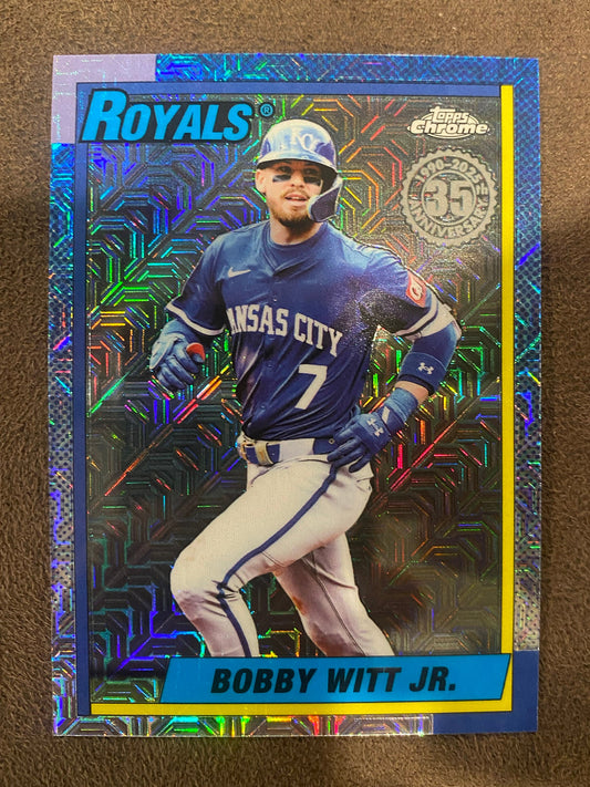 Bobby Witt Jr. - 2025 Topps Update - 1990 Mojo Refractor - Royals
