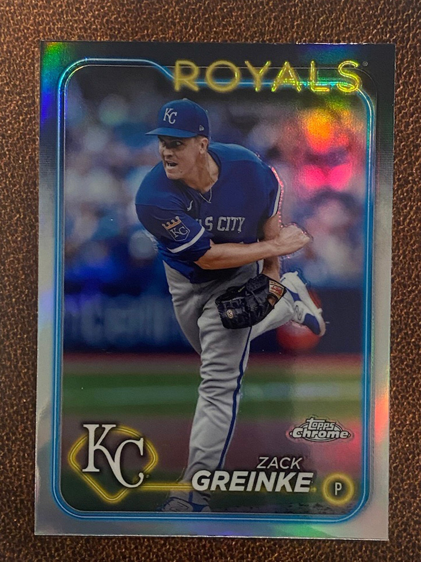 Zack Greinke - 2024 Topps Chrome - Refractor - Royals