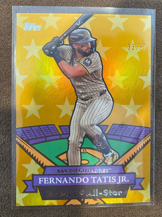 Fernando Tatis Jr. - 2025 Topps Archives - All Star Gold /50 - Padres
