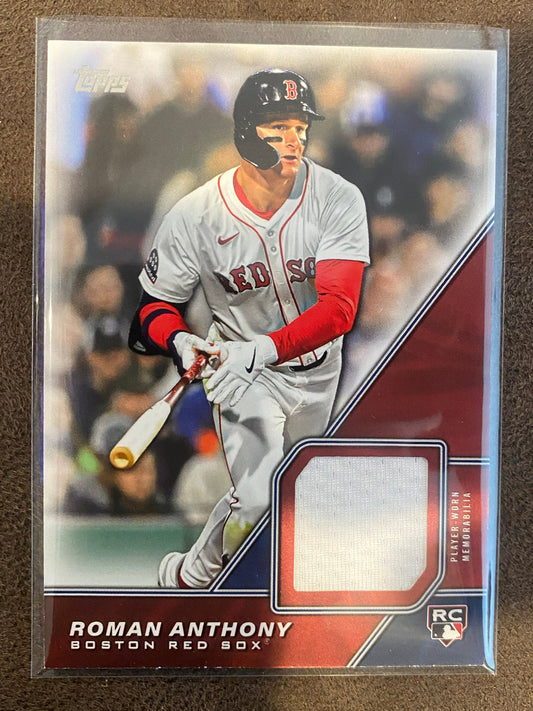 Roman Anthony - 2026 Topps Series 1 - Major League Material Player Worn RELIC - Red Sox