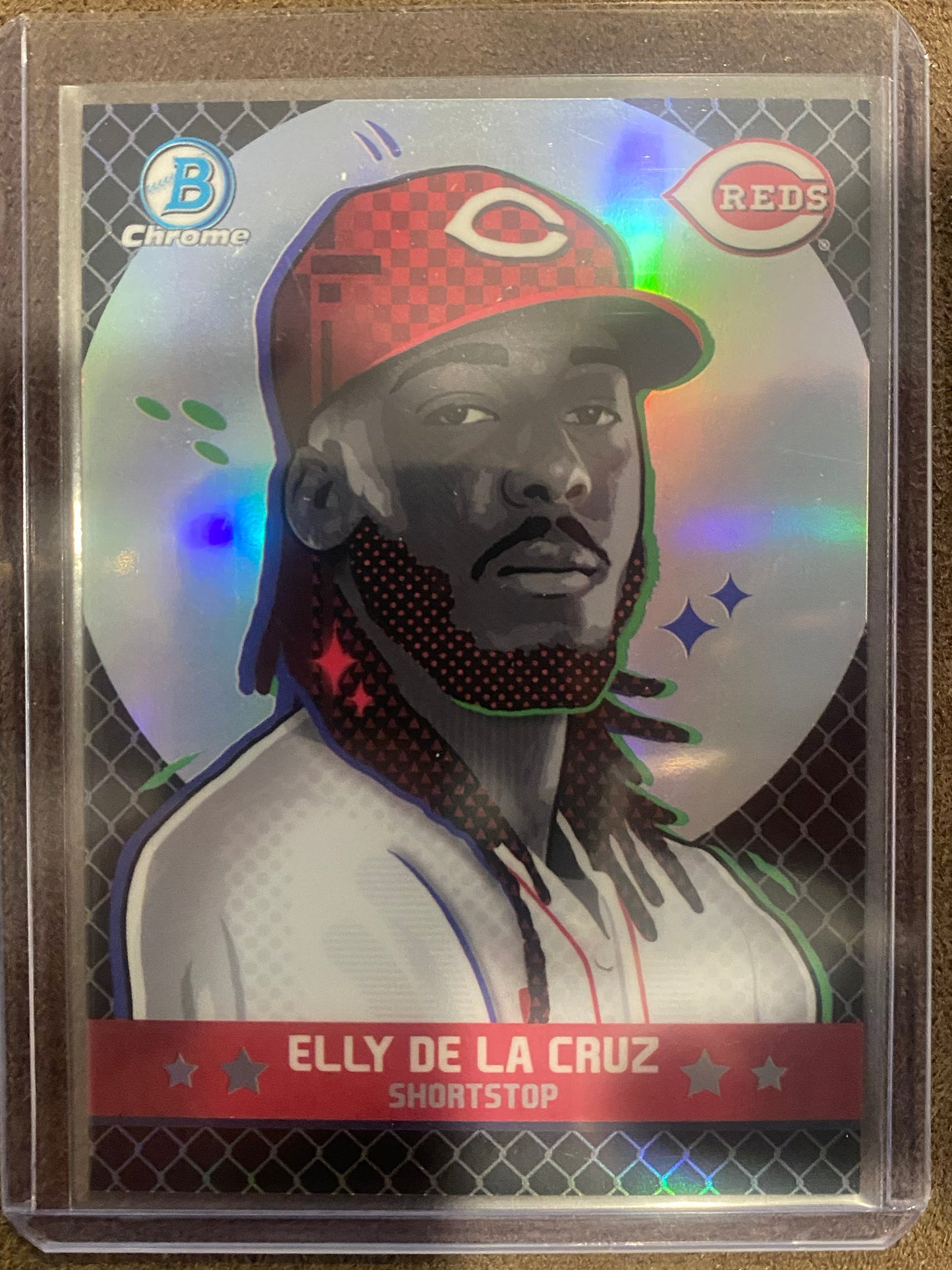 Elly De La Cruz - 2025 Bowman Chrome - Ascensions Refractor - Reds