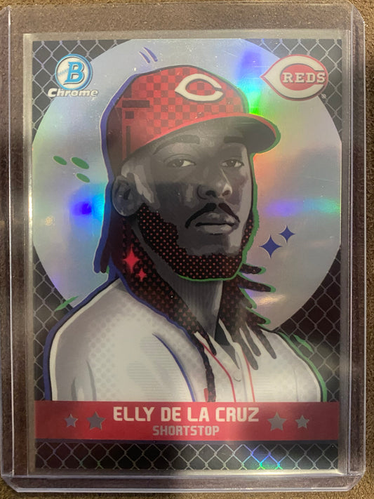Elly De La Cruz - 2025 Bowman Chrome - Ascensions Refractor - Reds
