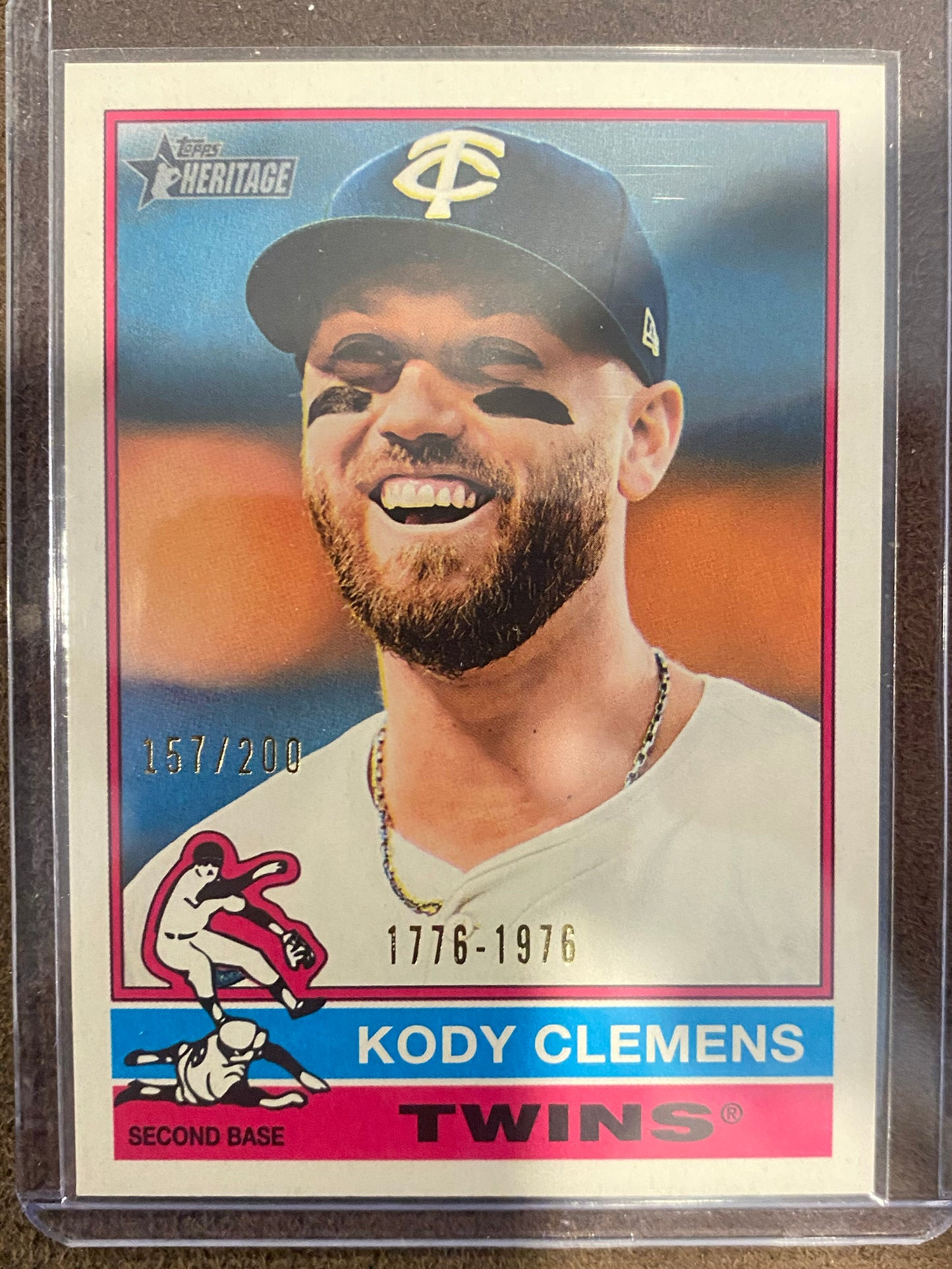Kody Clemens - 2025 Topps Heritage High Number - Bicentennial /200 - Twins