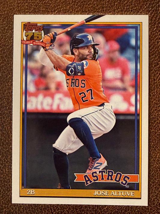 Jose Altuve - 2026 Topps Series 1 - 1991 Insert - Astros