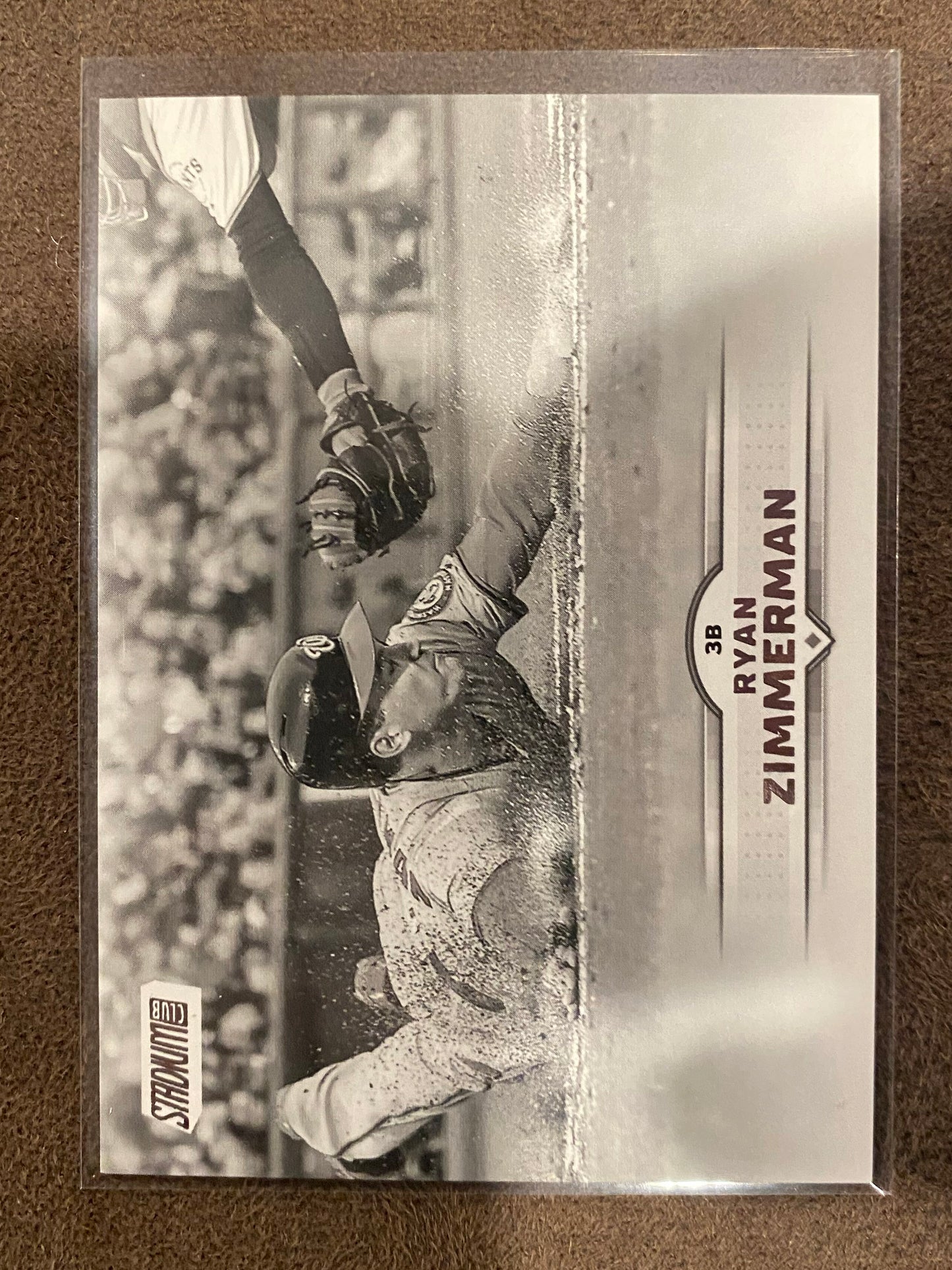 Ryan Zimmerman - 2025 Topps Stadium Club - Black and White - Nationals