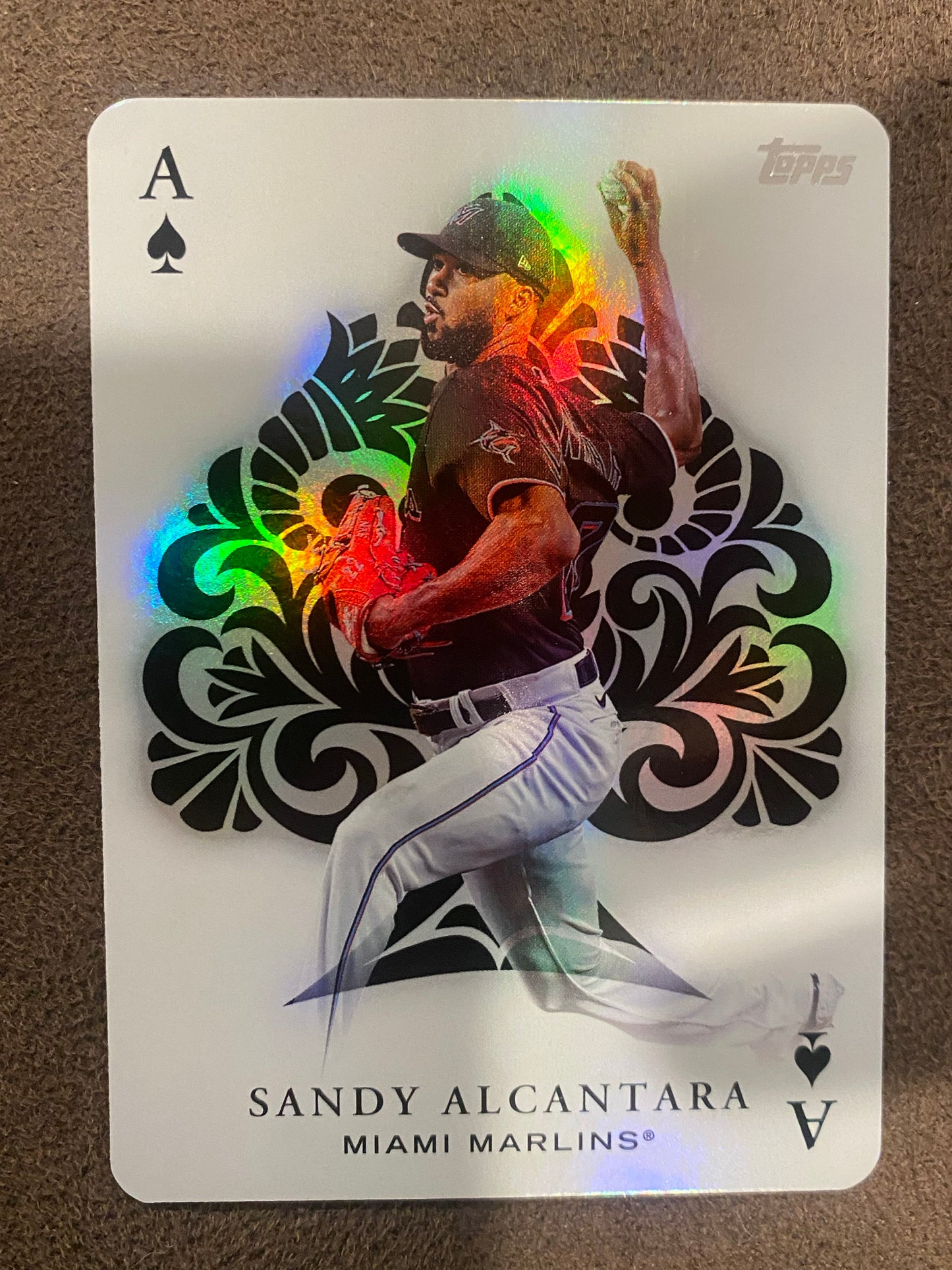 Sandy Alcantara - 2023 Topps Series 1 - All Aces Insert - Marlins