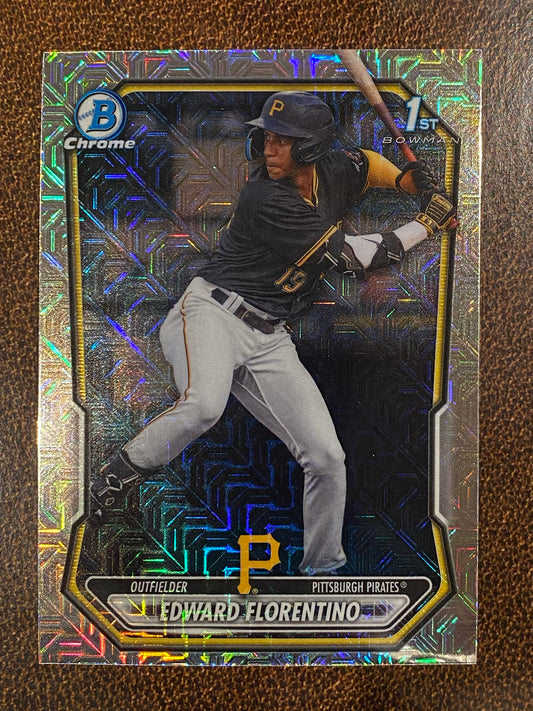 Edward Florentino - 2026 Bowman - 1st MOJO Refractor - Pirates