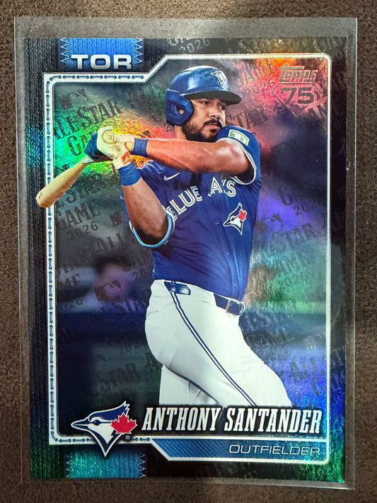 Anthony Santander - 2026 Topps Series 2 - BLACK All Star Foil /10 - Blue Jays