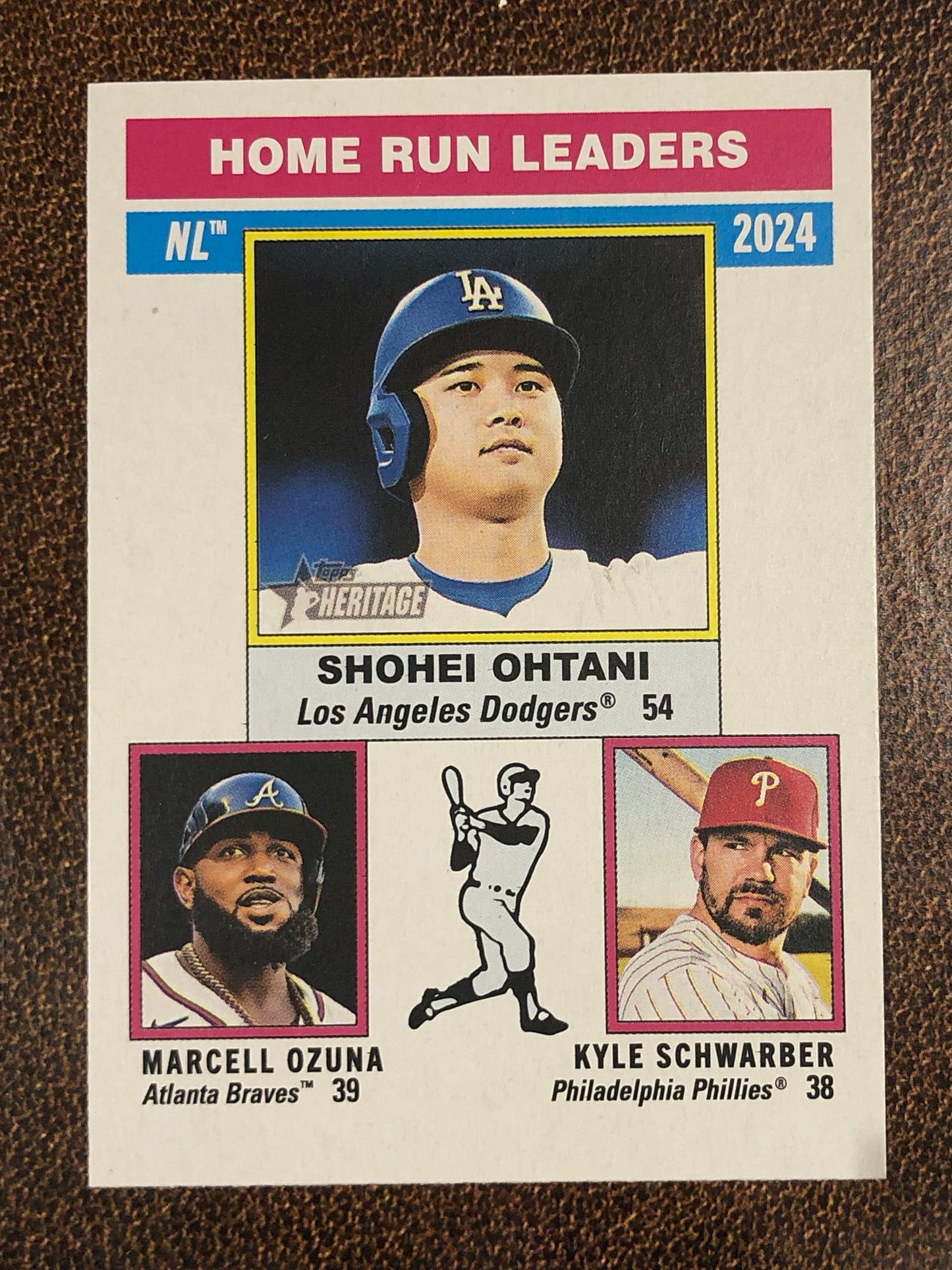 Shohei Ohtani / Marcell Ozuna / Kyle Schwarber - 2025 Topps Heritage - Base - Dodgers