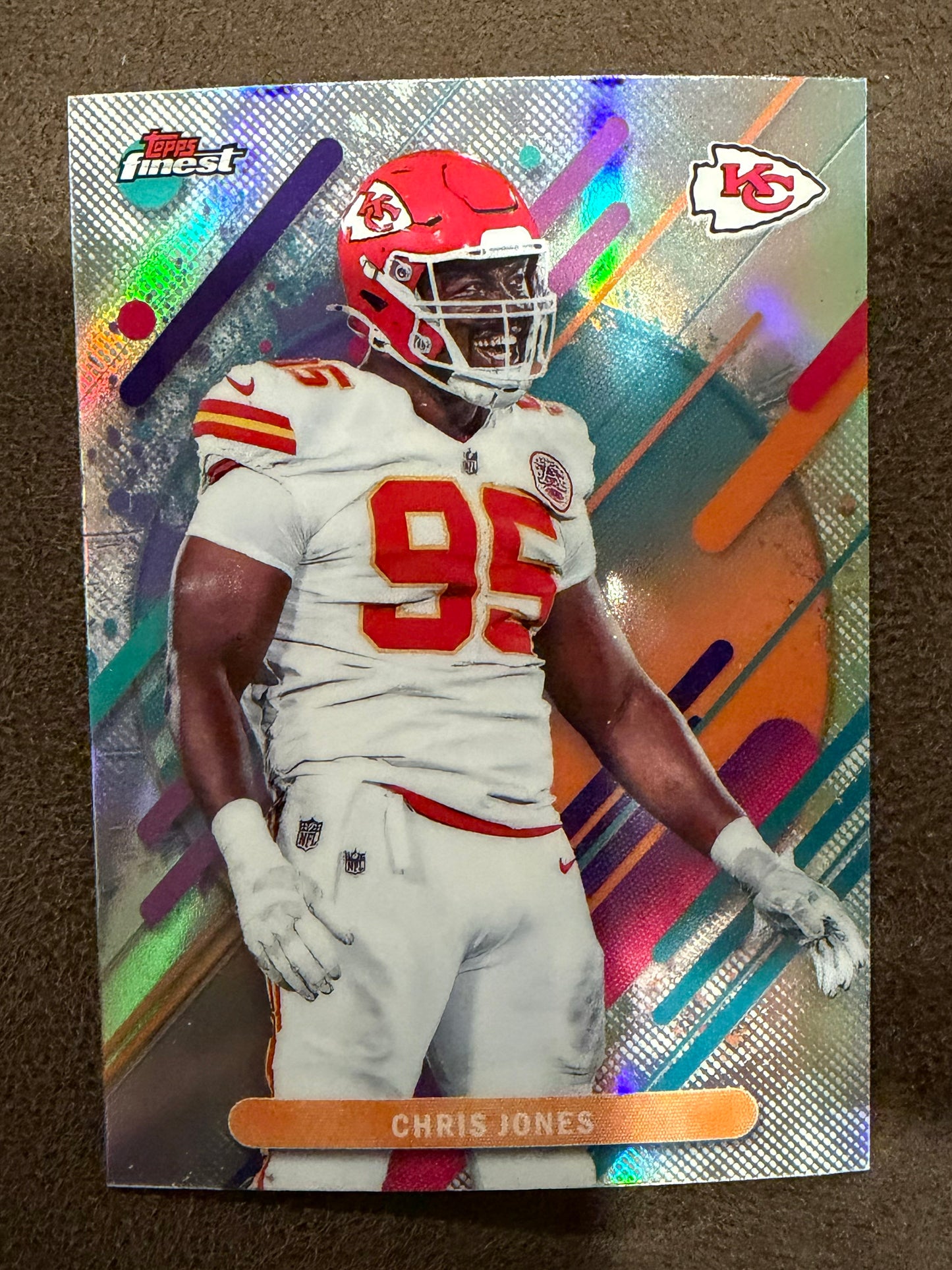 Chris Jones - 2025 Topps Finest - Rare Refractor - Chiefs