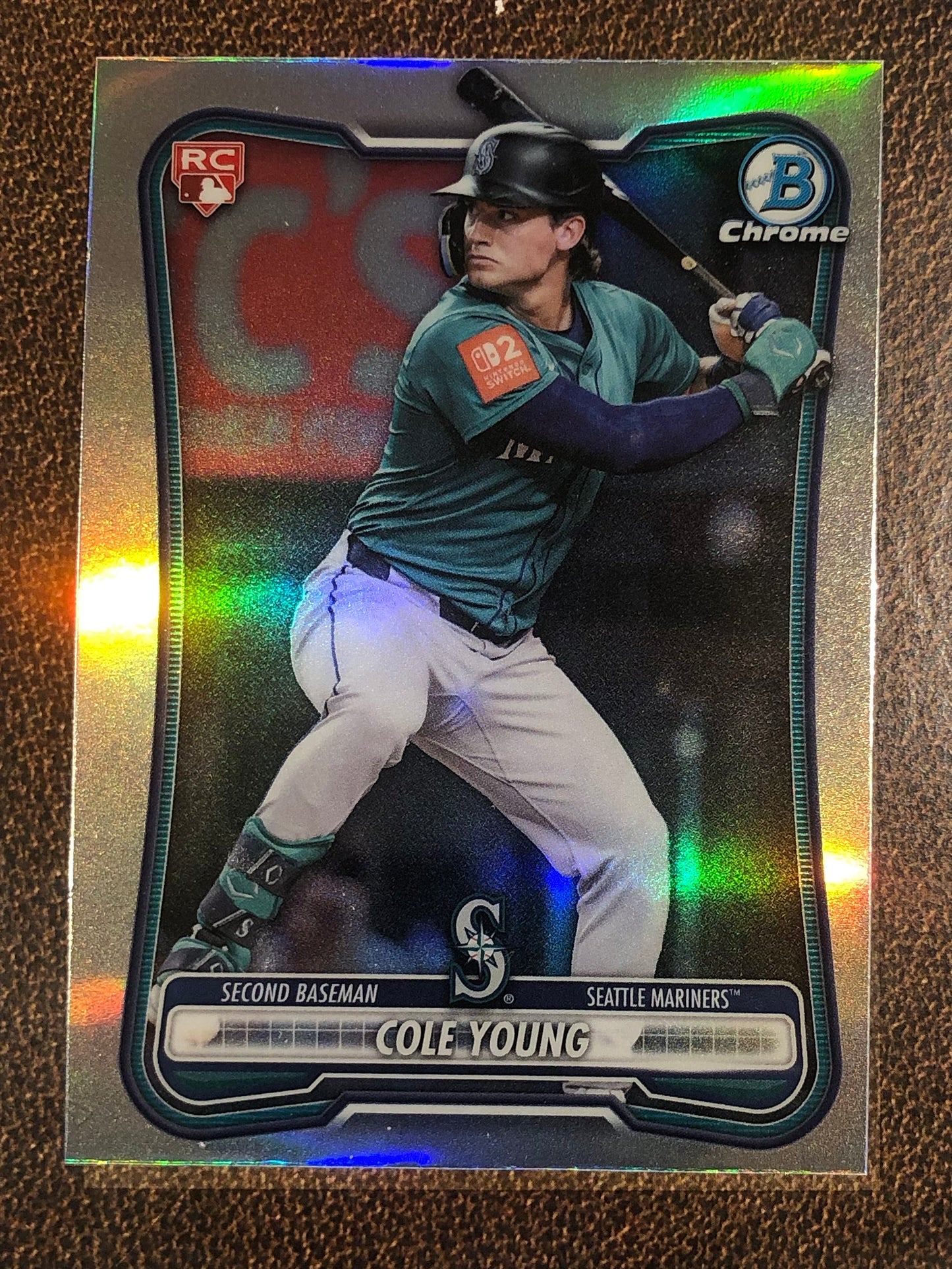 Cole Young - 2026 Bowman - Red Rookie Refractor - Mariners