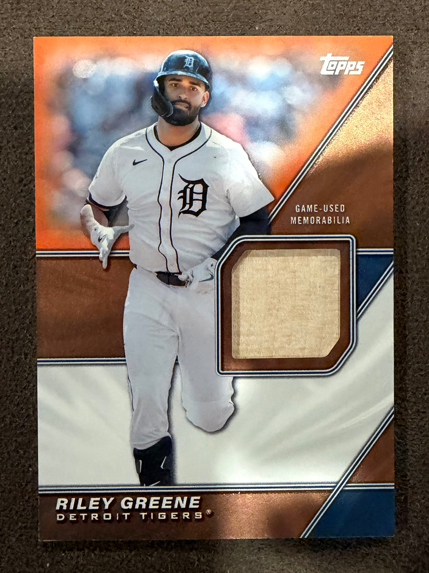 Riley Greene - 2026 Topps Series 2 - ORANGE Major League Material RELIC /25 - Tigers
