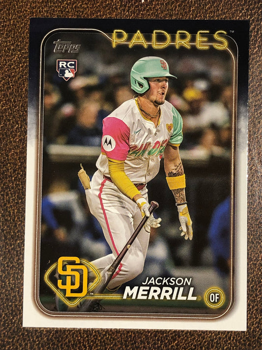 Jackson Merrill - 2024 Topps Update - Rookie Base - Padres