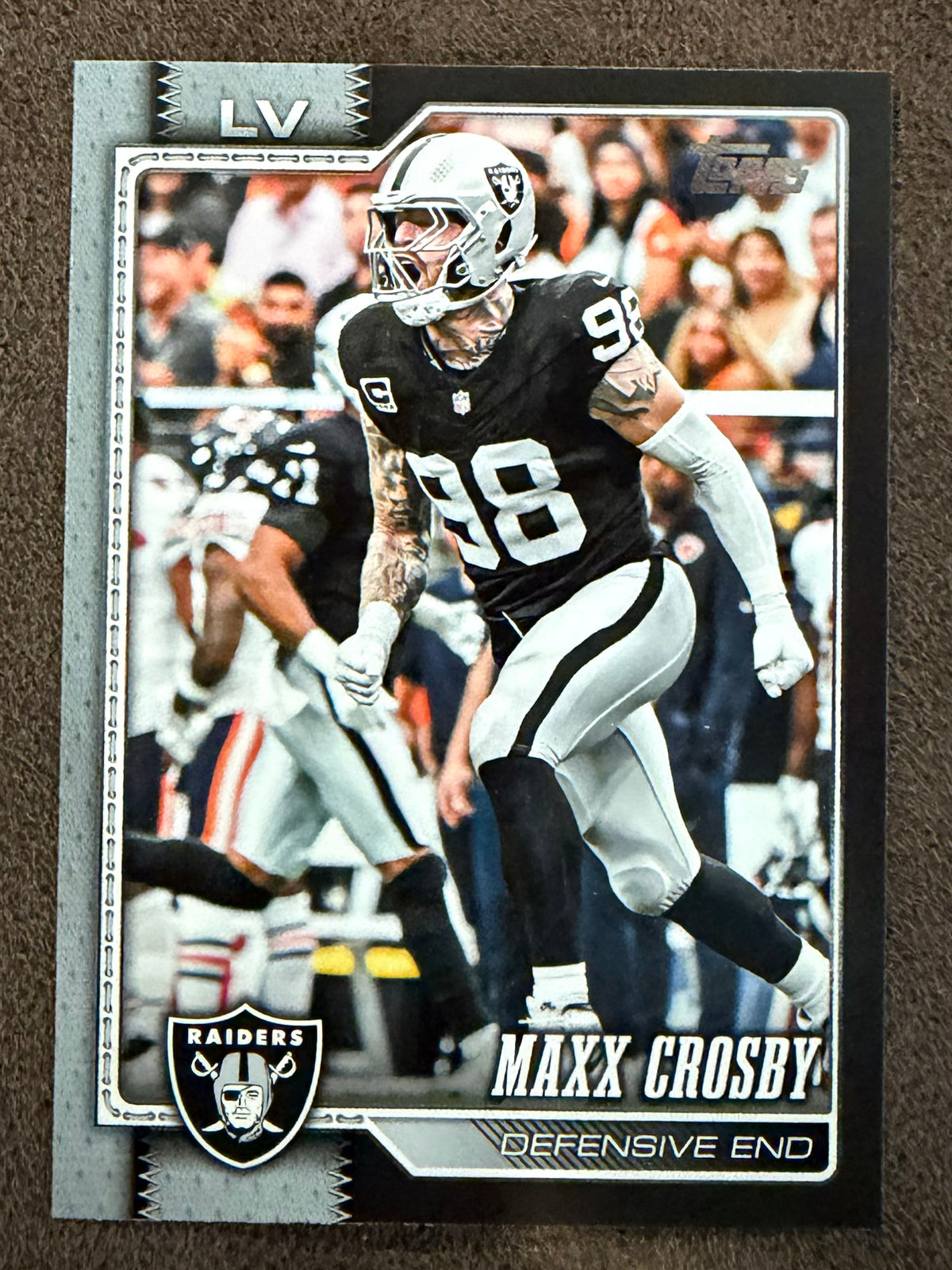 Maxx Crosby - 2026 Topps Flagship - Team Color Border - Raiders