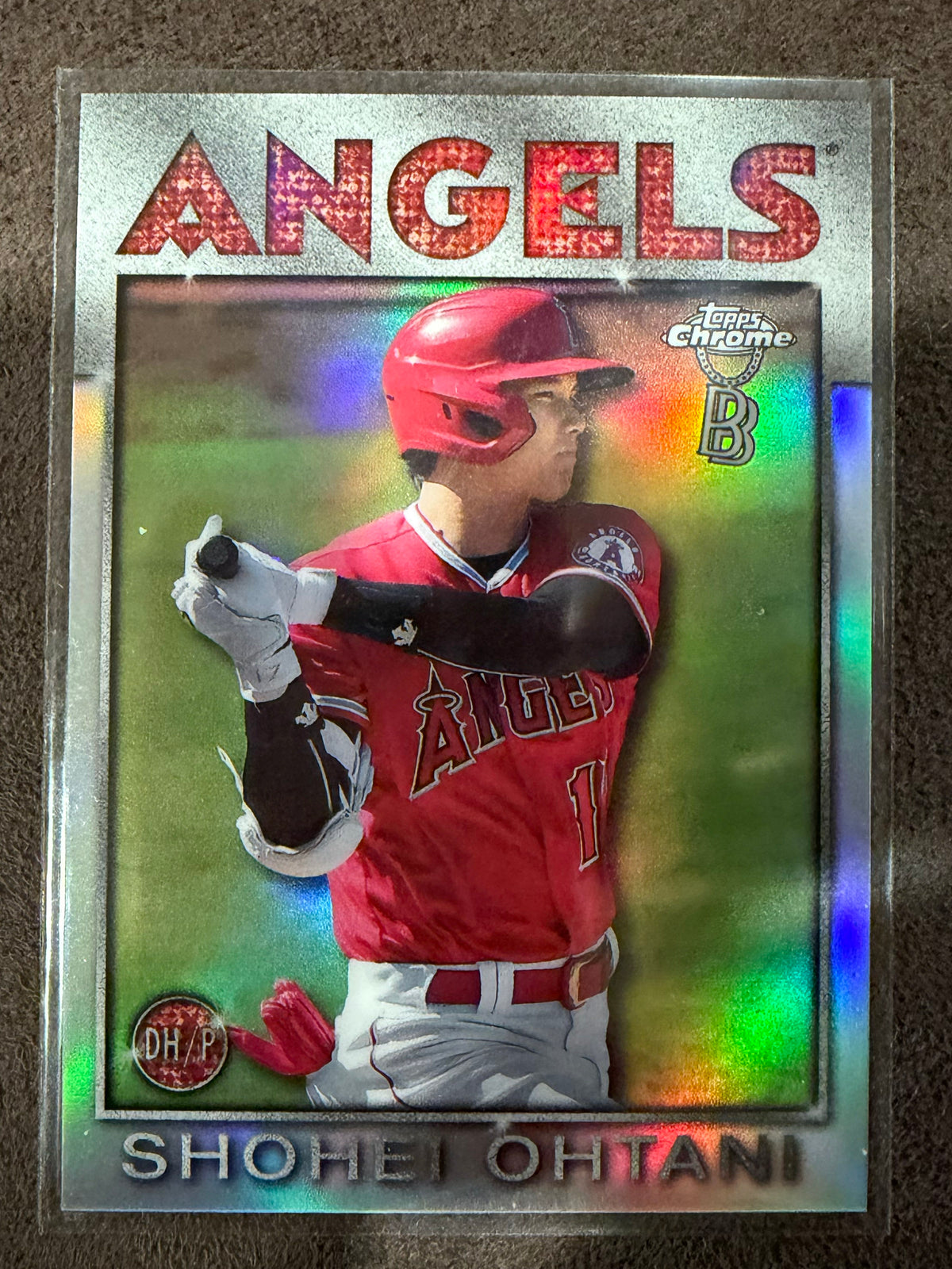 Shohei Ohtani - 2021 Topps Chrome - Ben Baller 1986 Refractor - Angels