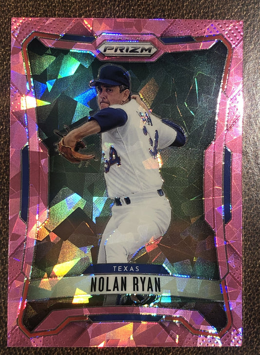Nolan Ryan - 2026 Panini Prizm - Pink Ice - Rangers