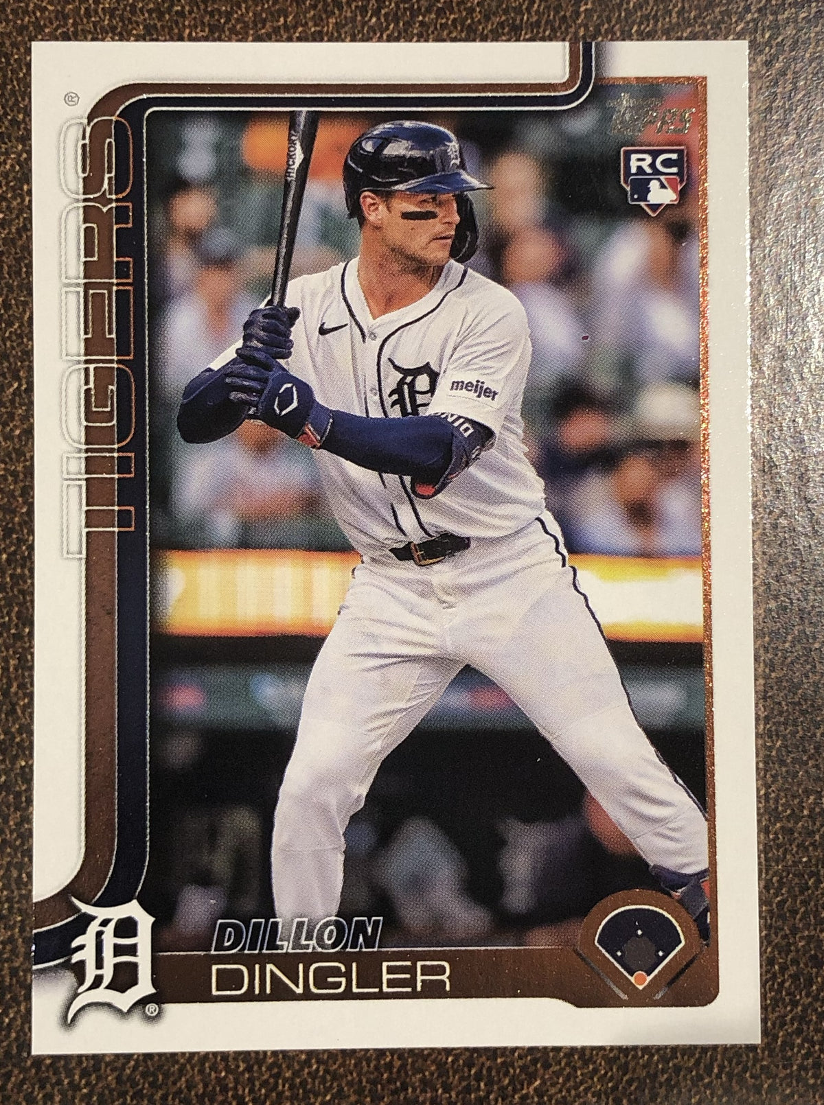 Dillon Dingler - 2025 Topps Series 1 - Rookie Base Card - Tigers