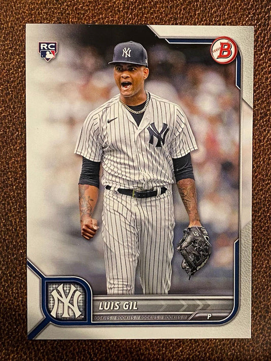 Luis Gil - 2022 Bowman - Base Paper - Yankees