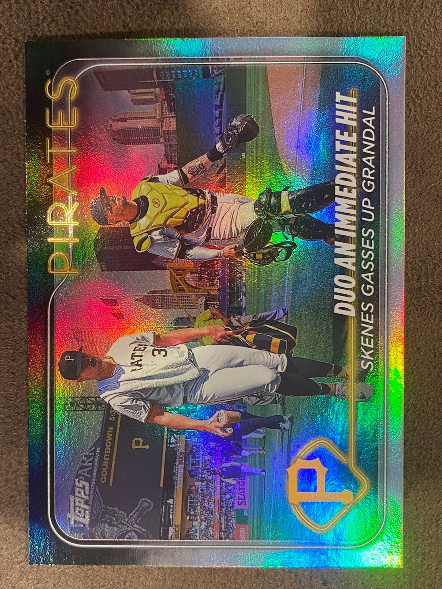Paul Skenes - 2024 Topps Update - Combo Card Rainbow Foil - Pirates