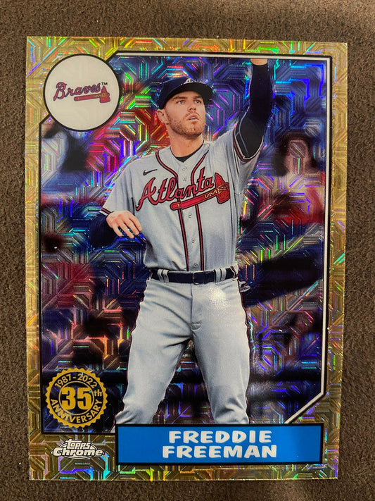 Freddie Freeman - 2022 Topps Series 1 - Silver Pack Mojo - Braves