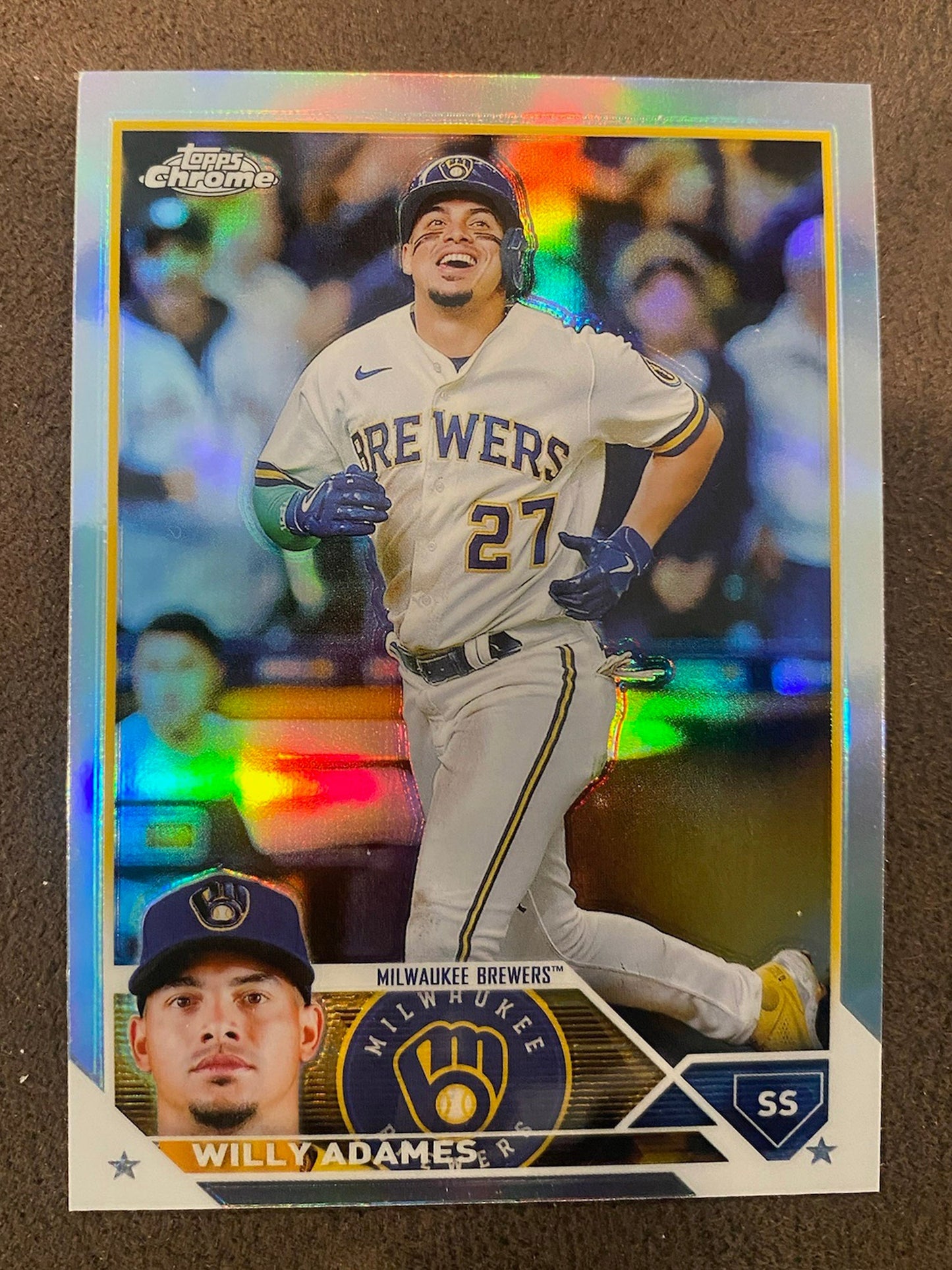 Willy Adame - 2023 Topps Chrome - Refractors - Brewers