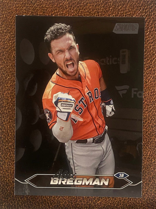 Alex Bregman - 2024 Topps Stadium Club - Black Foil - Astros