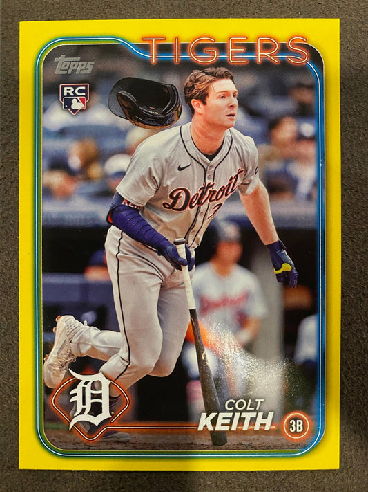 Colt Keith - 2024 Topps Update - Yellow - Tigers
