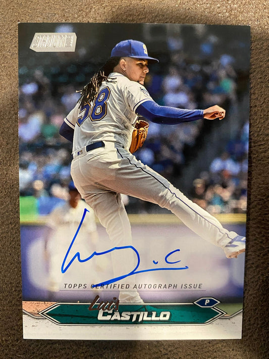 Luis Castillo -  2024 Topps Stadium Club - AUTO - Mariners