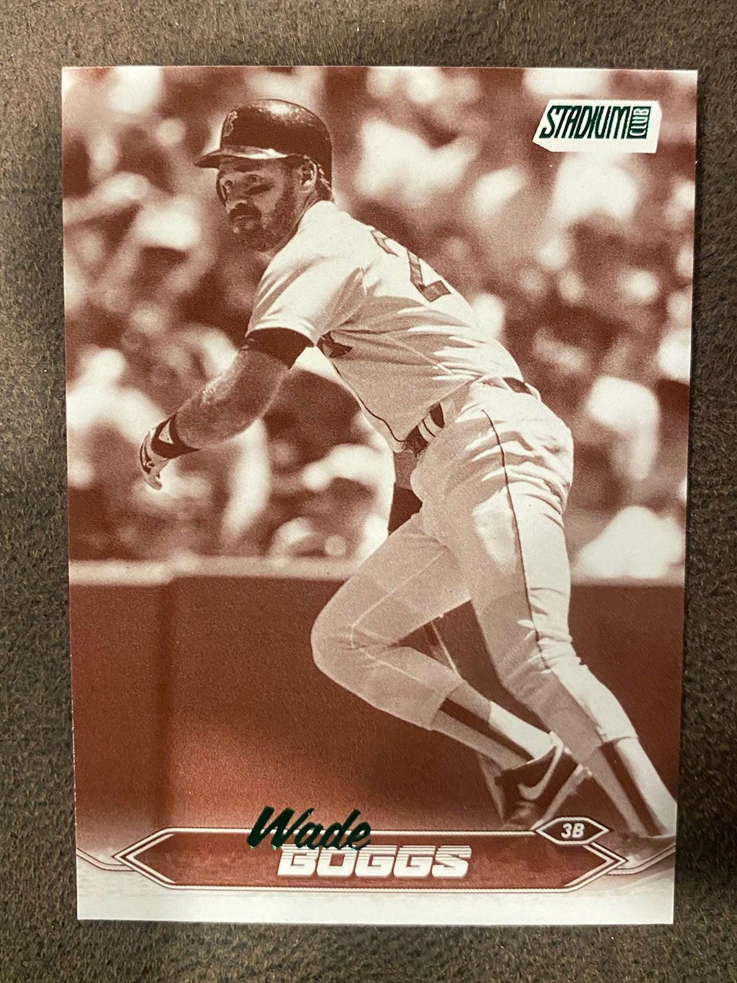 Wade Boggs -  2024 Topps Stadium Club - Sepia - Red Sox