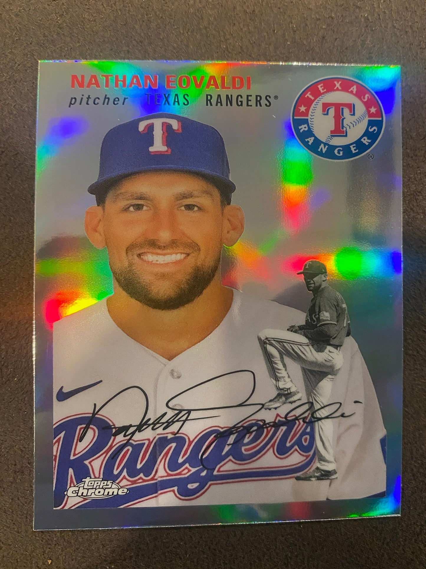 Nathan Eovaldi - 2023 Topps Chrome Platinum - Refractor - Rangers