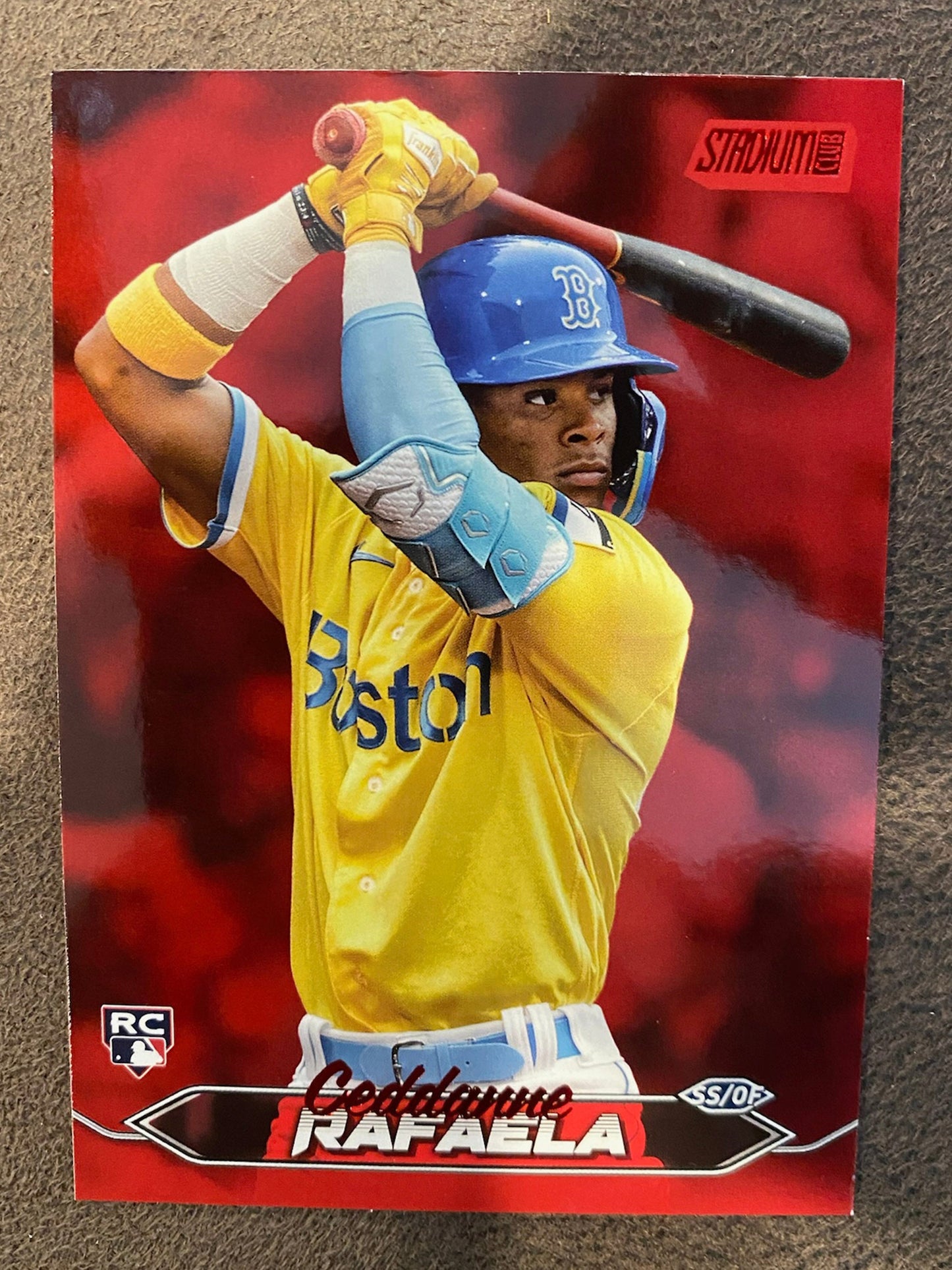 Ceddanne Rafaela -  2024 Topps Stadium Club - Red Foil - Red Sox