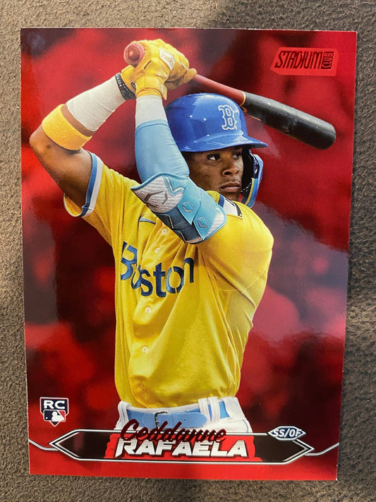 Ceddanne Rafaela -  2024 Topps Stadium Club - Red Foil - Red Sox