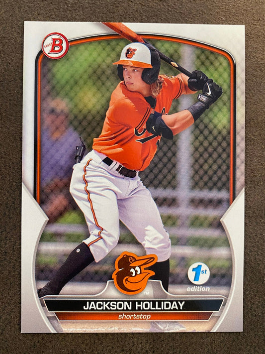 Jackson Holliday - 2023 Bowman - 1st Edition - Orioles