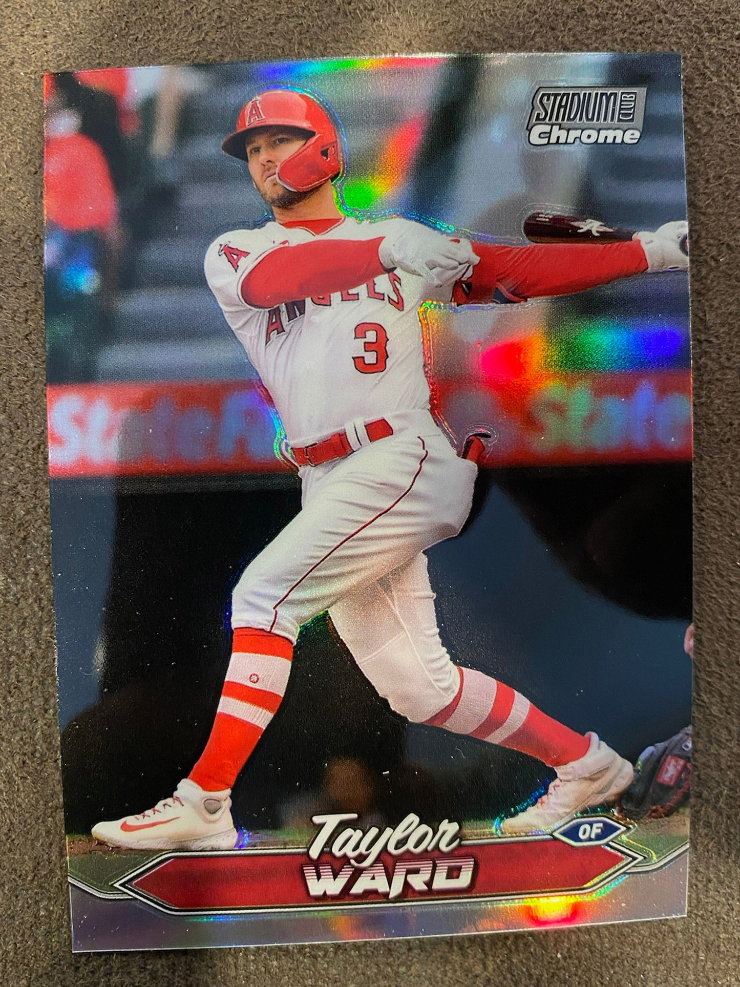 Taylor Ward - 2024 Topps Stadium Club - Chrome Refractor - Angels