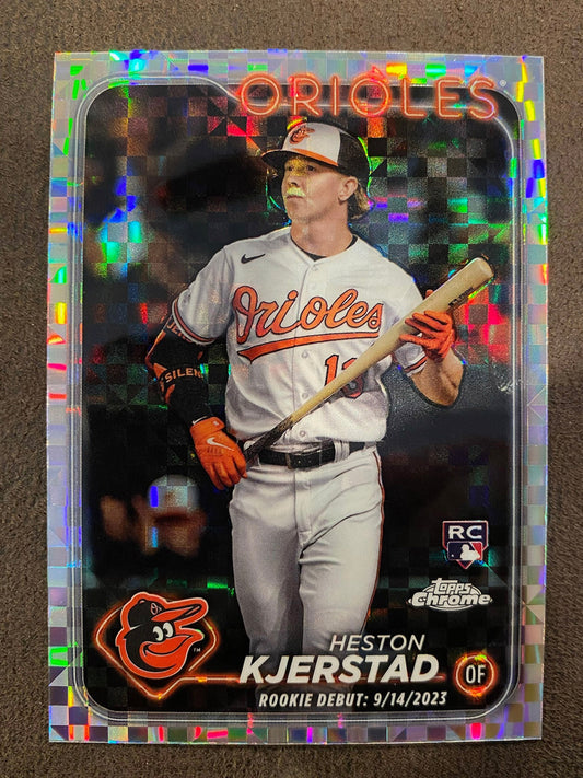 Heston Kjerstad - 2024 Topps Chrome Update - XFractor (Rookie Debut) - Orioles