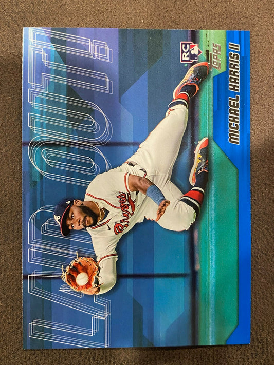 Michael Harris II - 2023 Topps Update - Laid Out BLUE - Braves