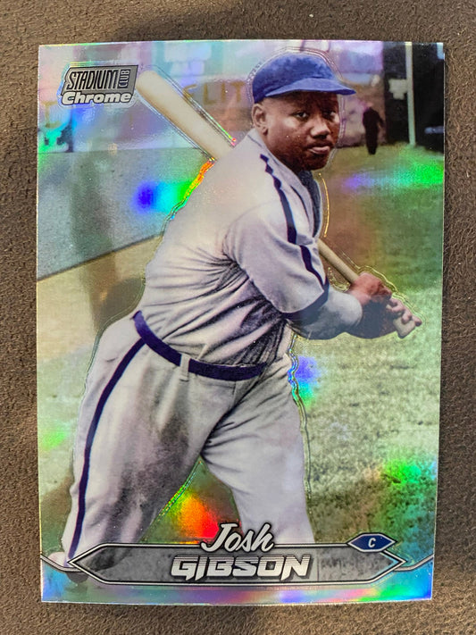 Josh Gibson - 2024 Topps Stadium Club - Chrome Refractor - Grays